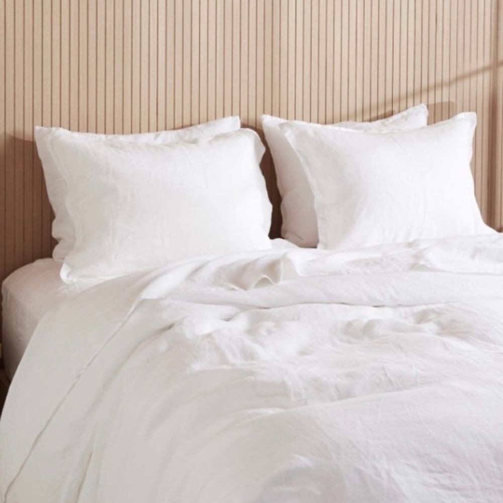 Parachute• linen duvet cover-white